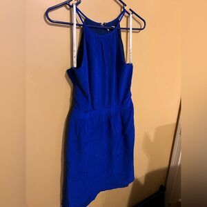Shoshanna blue silk dress 6